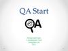 QA Start. Тестирование. Цели тестирования