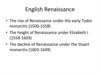 English language.The rise of Renaissance under the early Tudor monarchs (1500-1558)