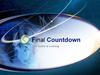 Final Countdown. The exam is coming