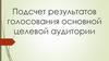 Подсчет результатов голосования основной целевой аудитории. Imagiro [Мультифандомный фестиваль]