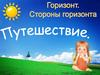 Горизонт. Стороны горизонта