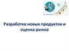 Разработка новых продуктов и оценка рынка