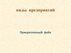 Виды предприятий