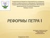 Реформы Петра I