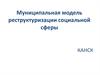 Муниципальная модель реструктуризации социальной сферы Канск