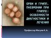 Орви и грипп. Пневмонии при гриппе, особенности диагностики и лечения