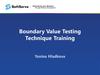 Boundary Value Testing Technique Training