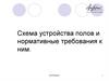 Схема устройства полов и нормативные требования к ним