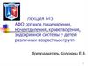 АФО органов пищеварения, мочеотделения, кроветворения, эндокринной системы у детей различных возрастных групп