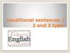 Conditional sentences