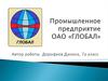 Промышленное предприятие ОАО «ГЛОБАЛ»