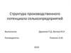 Структура производственного потенциала сельхозпредприятий