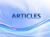 Articles