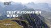 Test automation intro