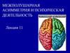Функциональная асимметрия мозга. Лекция 11