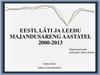 Eesti, Läti ja Leedu majandusareng aastatel 2000-2013