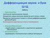 Дифференциация звуков и букв Ш-Щ