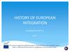 History of European Integration