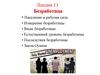 Безработица. Население и рабочая сила. Измерение безработицы. Виды безработицы. Закон Оукена