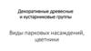 Ландшафтный дизайн. Виды парковых насаждений, цветники