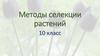 Методы и результаты селекции растений