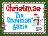Christmas the snowman. Game