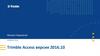 Trimble Access версия 2016.10