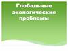 Глобальные экологические проблемы
