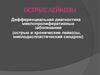 Острые лейкозы