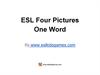 ESL Four Pictures One Word