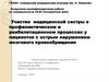 Сестринскя деятельность в профилактическом и реабилитационном процессах у пациентов с острым нарушением мозгового кровообращения