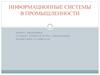 Информационные системы в промышленности