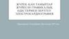 Жүрек-қан тамырлар жүйесін графикалық əдістермен зерттеу. Электрокардиография