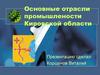 Основные отрасли промышлености Кировской области