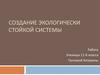 Создание экологически стойкой системы