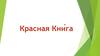 Красная Кни́га
