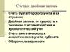 Счета бухгалтерского учета и их двойная запись. (Тема 4)