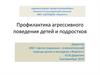 Профилактика агрессивного поведения детей и подростков
