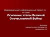 Великая Отечественная война. Периодизация и основные сражения