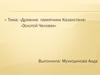 Древние памятники Казахстана. «Золотой человек»