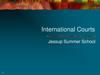 International courts