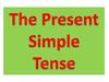 The present simple Tense