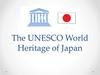 The UNESCO World Heritage of Japan