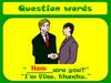 Question words 5
