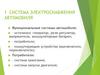 Система электроснабжения автомобиля. Лекция 1-2