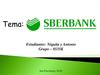 Primera departamento de Sberbank