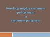 Korelacje między systemem politycznym a systemem partyjnym