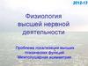 Физиология высшей нервной деятельности. Проблема локализации высших психических функций. Межполушарная асимметрия