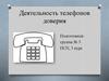 Деятельность телефонов доверия