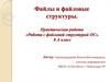 Файлы и файловые структуры. Практическая работа